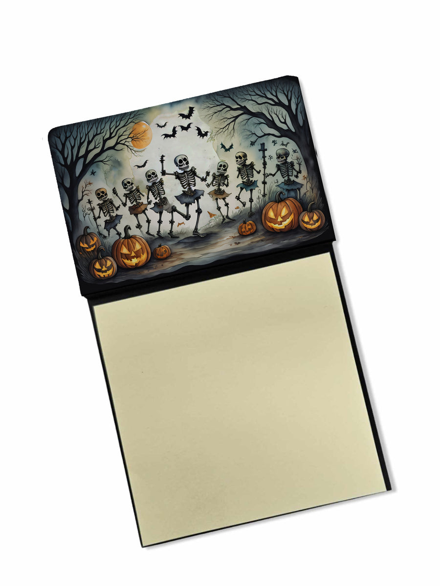 Dancing Skeletons Spooky Halloween Sticky Note Holder Image 1