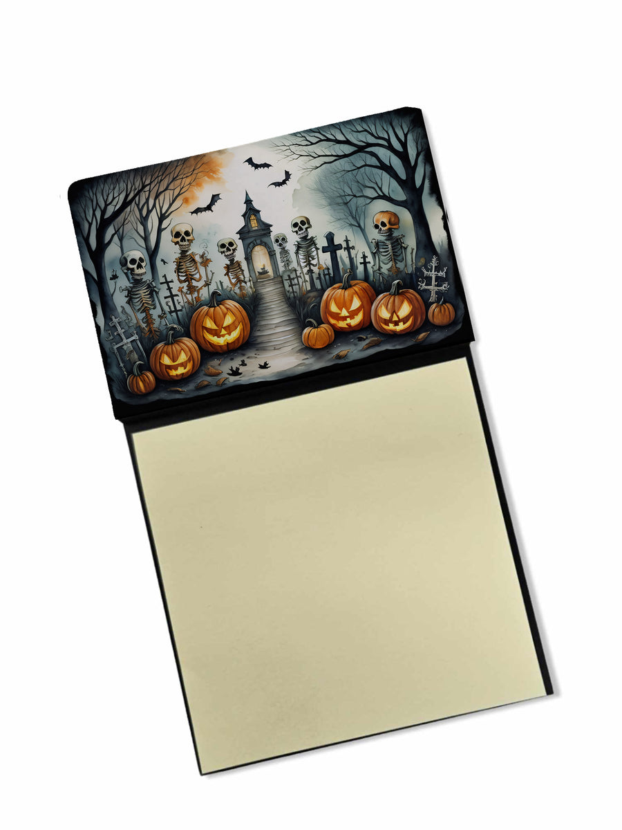 Skeleton Spooky Halloween Sticky Note Holder Image 1