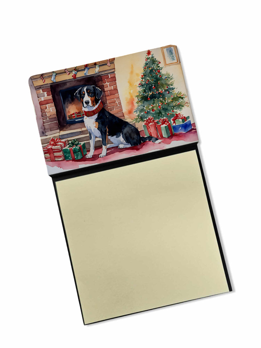 Appenzeller Sennenhund Cozy Christmas Sticky Note Holder Image 1