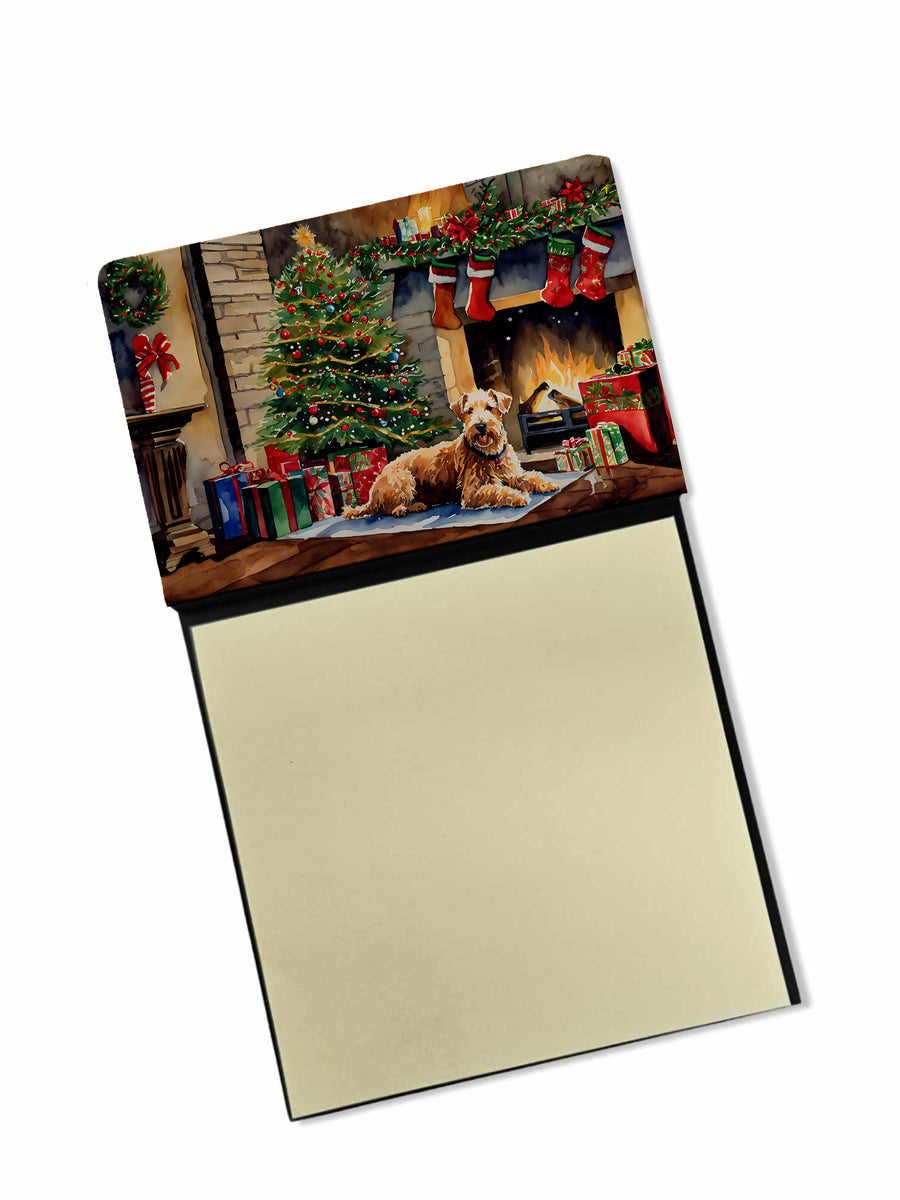 Lakeland Terrier Cozy Christmas Sticky Note Holder Image 1
