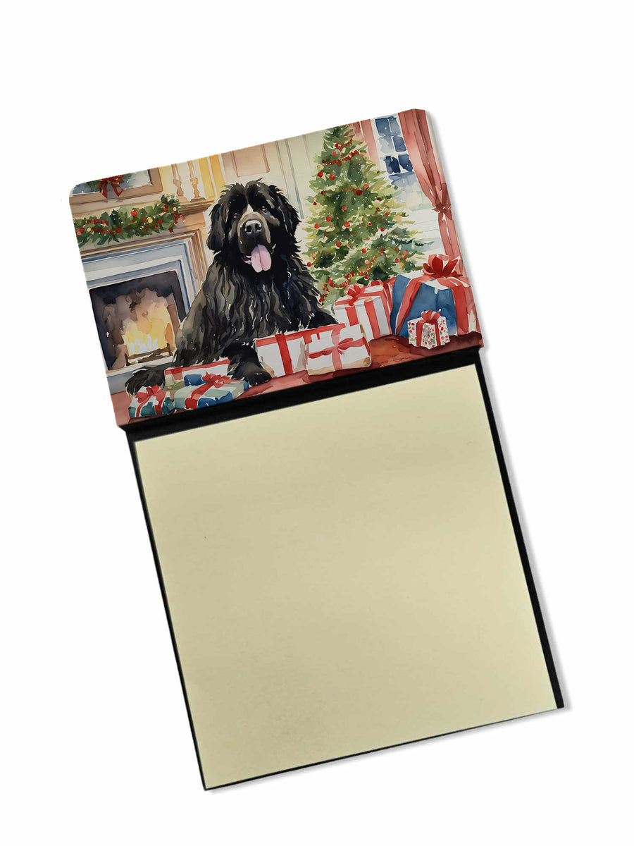 Newfoundland Cozy Christmas Sticky Note Holder Image 1