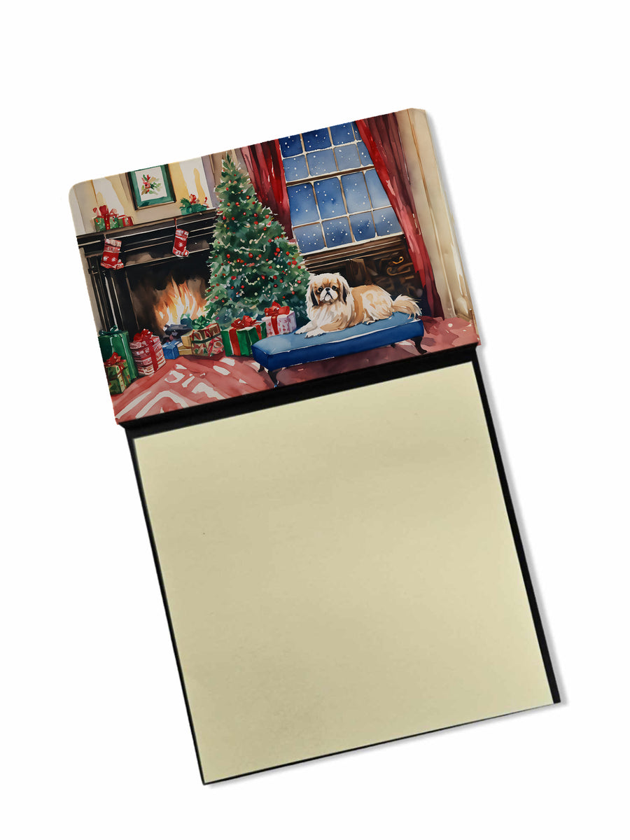 Pekingese Cozy Christmas Sticky Note Holder Image 1