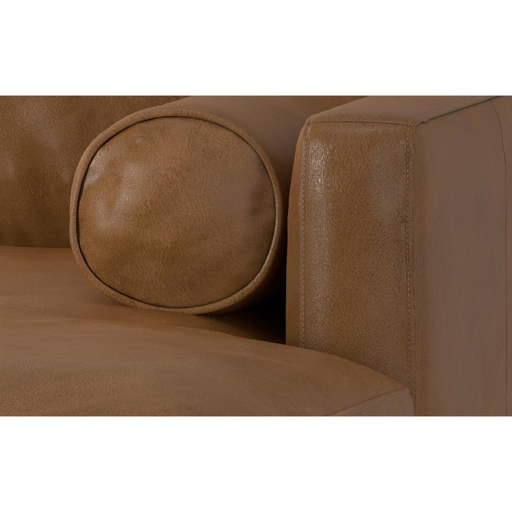 Morrison Sectional in Genuine Leather Image 11