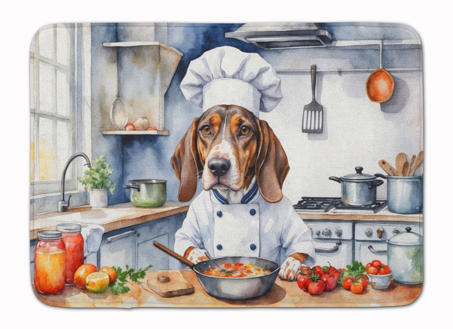 American English Coonhound The Chef Memory Foam Kitchen Mat Image 1