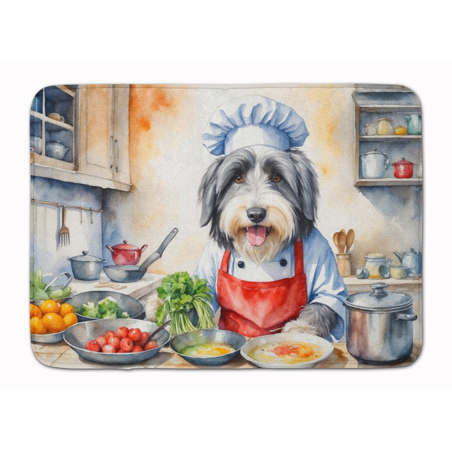 Bearded Collie The Chef Memory Foam Kitchen Mat Image 1