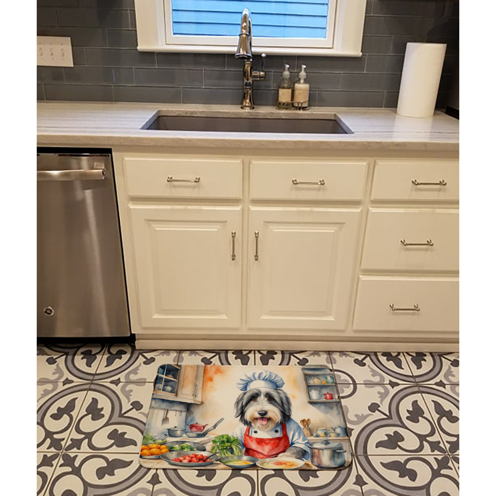 Bearded Collie The Chef Memory Foam Kitchen Mat Image 2