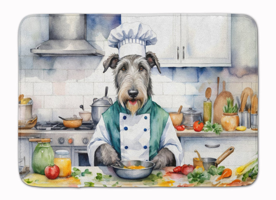 Irish Wolfhound The Chef Memory Foam Kitchen Mat Image 1