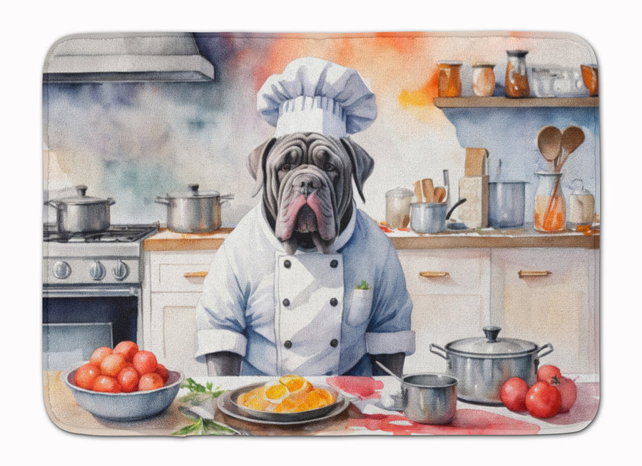 Neapolitan Mastiff The Chef Memory Foam Kitchen Mat Image 1