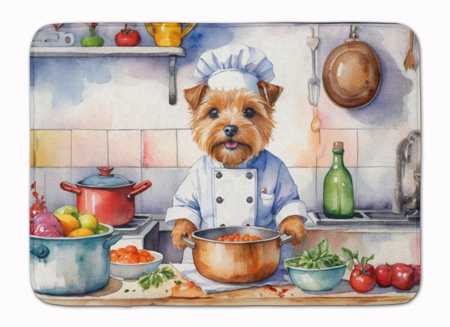 Norfolk Terrier The Chef Memory Foam Kitchen Mat Image 1