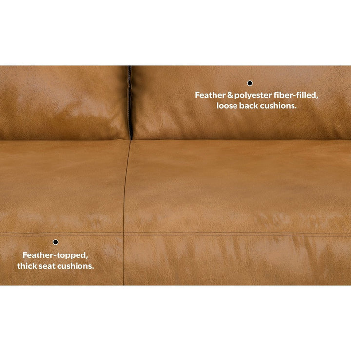Morrison 89-inch in Genuine Leather Image 8