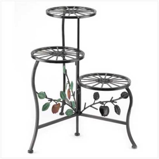 Country Apple Plant Stand Image 1