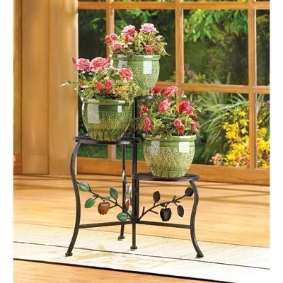 Country Apple Plant Stand Image 2