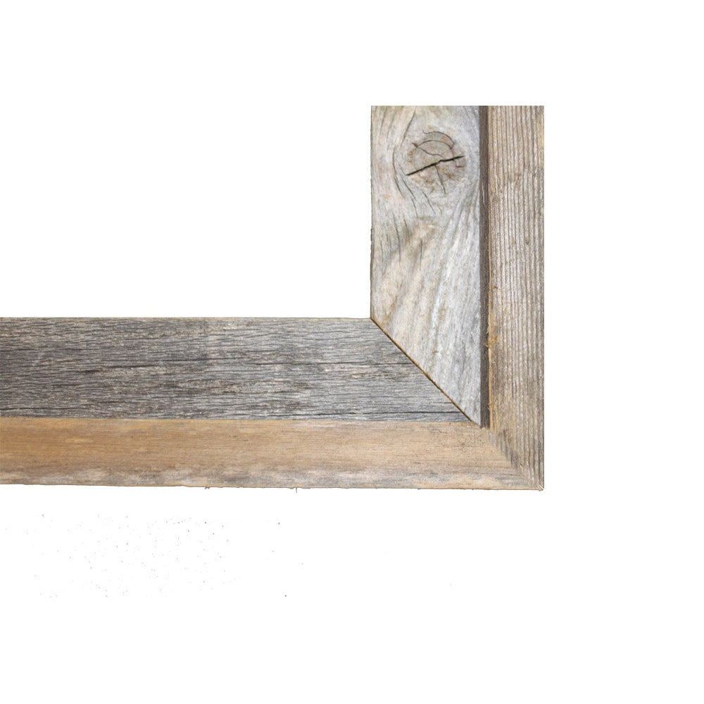 24x36 Picture Frames Signature Barnwood Reclaimed Wood Open Frame (No Plexiglass or Back) Image 2