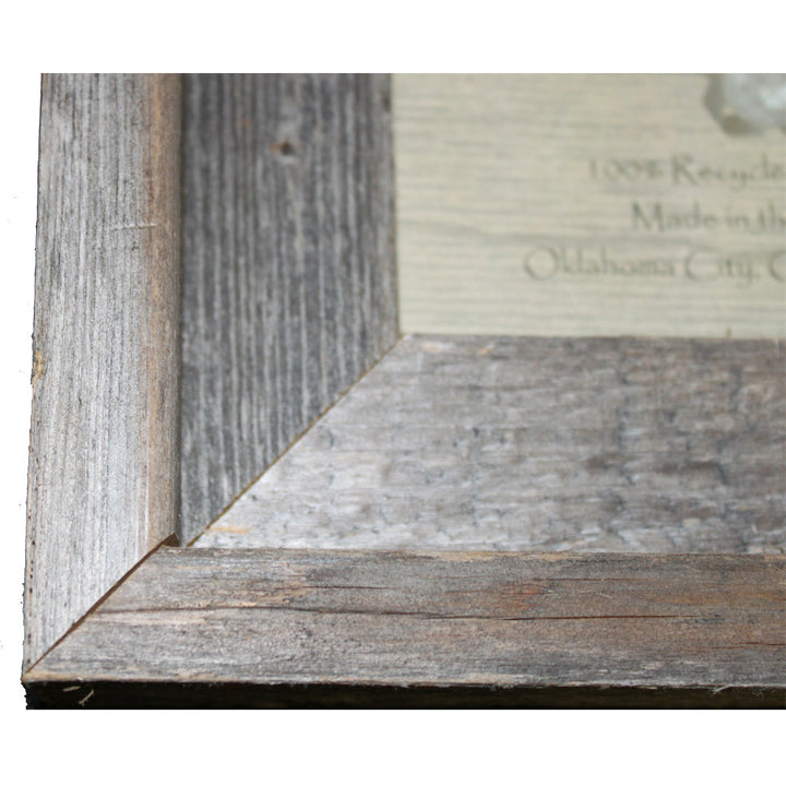 8x10 Rustic Barn Wood Signature Photo Frame Image 4