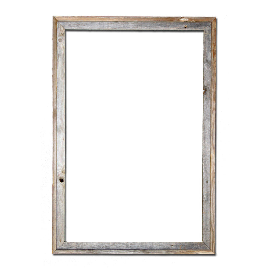 Rustic Reclaimed Barn Wood 20x24 (2") Open Frame (No Plexiglass or Back) Image 1