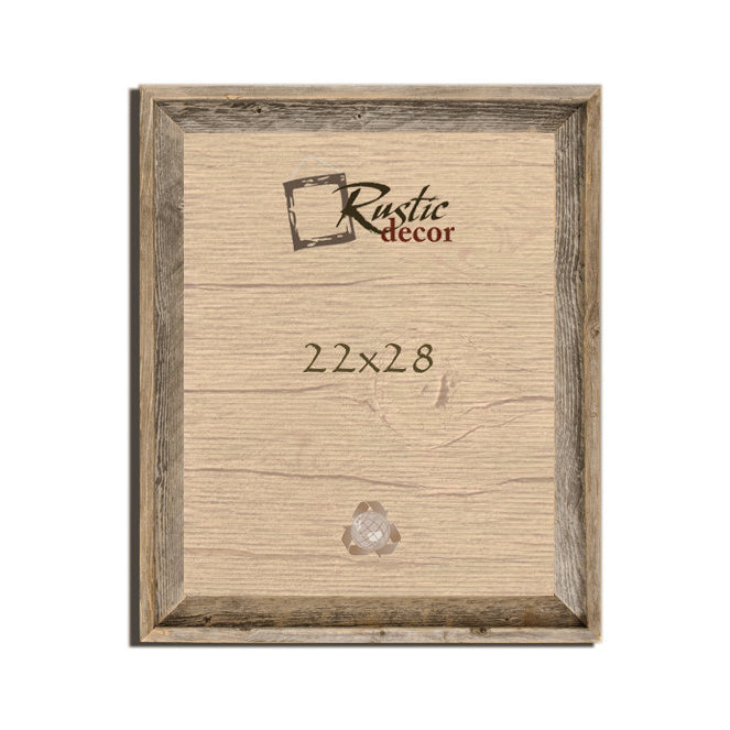 22x28 Rustic Barn Wood Signature Wall Frame Image 1