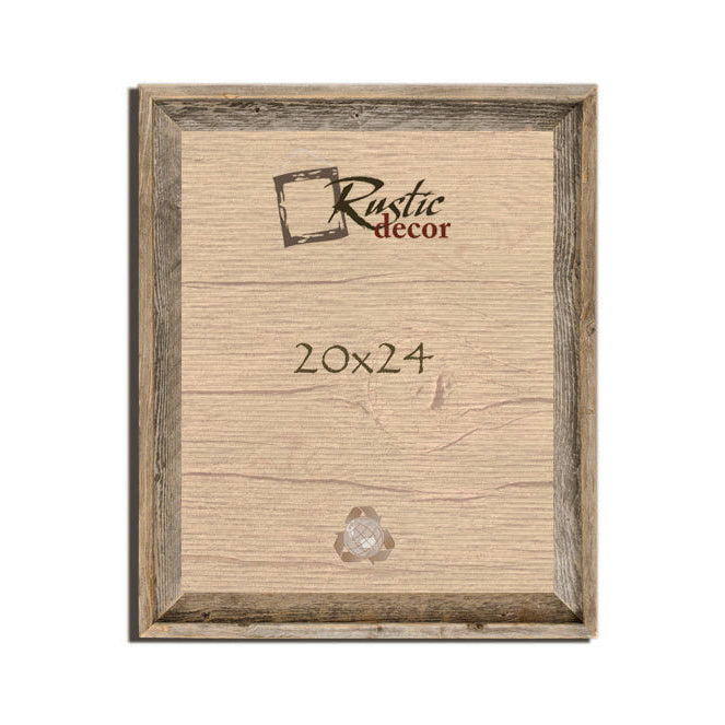 20x24 Rustic Barn Wood Signature Wall Frame Image 1