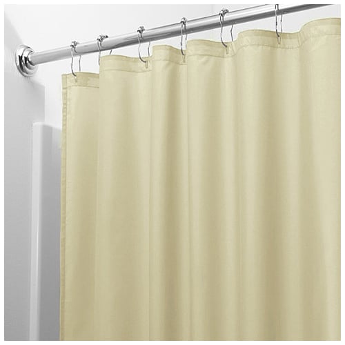 Mildew Resistant Vinyl Shower Curtain Liners 2-Pack 70x72 Heavy Duty Waterproof Image 1