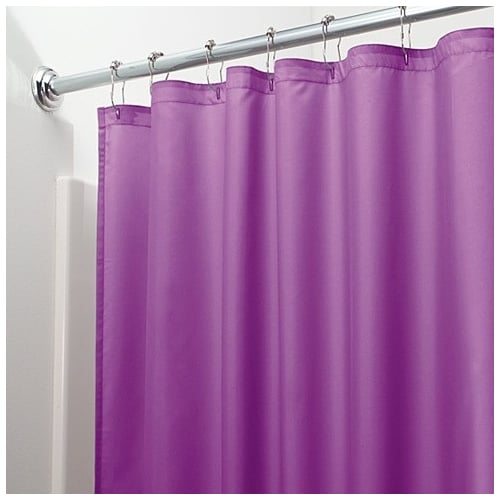 Mildew Resistant Vinyl Shower Curtain Liners 2-Pack 70x72 Heavy Duty Waterproof Image 1