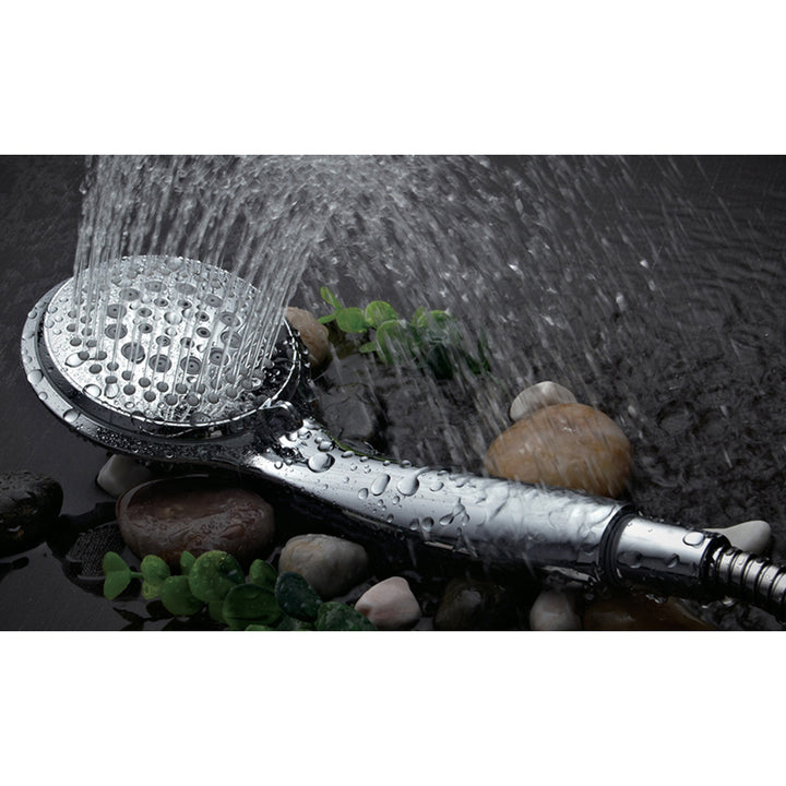 DreamSpa Shower Combo Chrome Rainfall Handheld Shower 7 Settings Lifetime Image 6