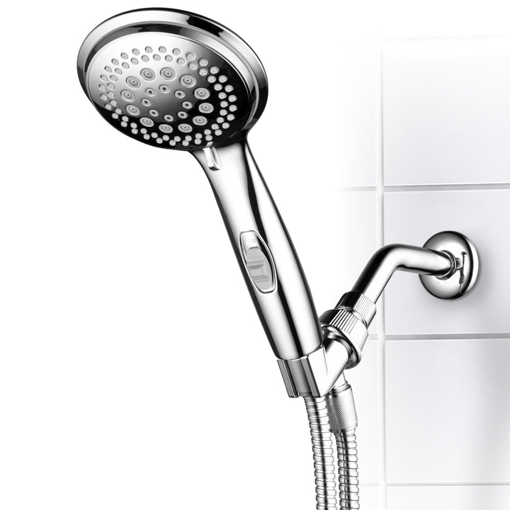 DreamSpa 9 Setting Hand Shower Head with Patented ON/OFF Pause Switch Image 1