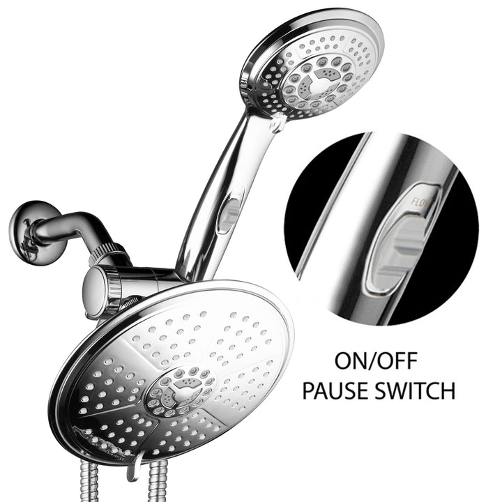 DreamSpa 38 Setting Rainfall Shower Combo 3 Way Adjustable ON/OFF Model 1191 Image 1