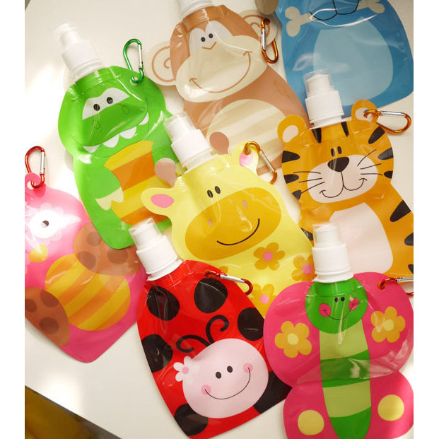 Kids Water Bottles "Little Zoo" - 2 pack Image 4