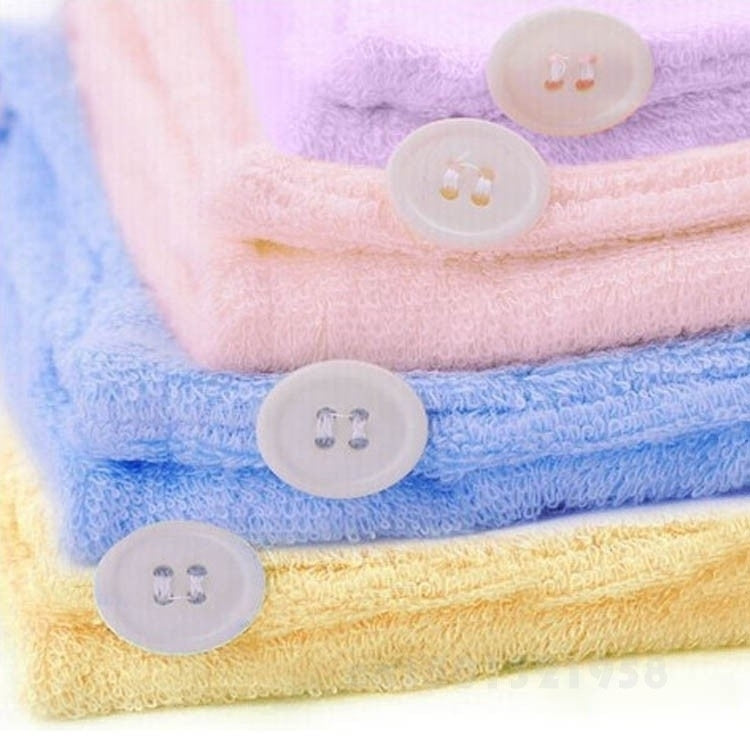 Set of 2 Microfiber Hair Drying BathTowels Image 6