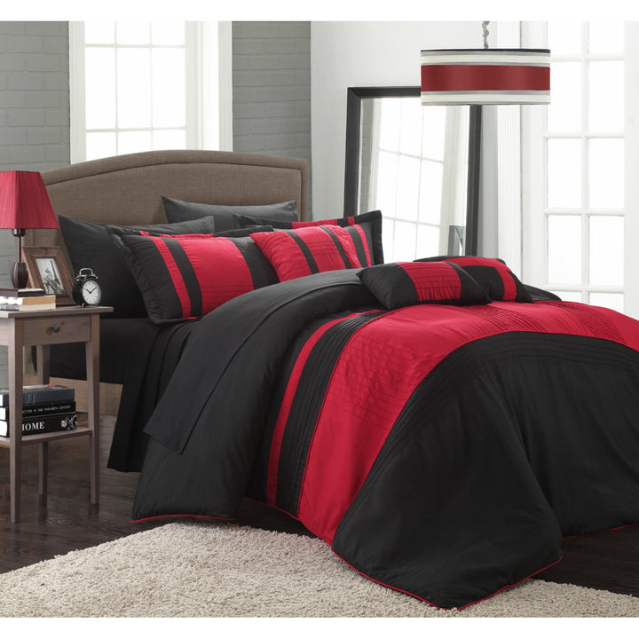 Chic Home Sheila 10-piece Bed-in-a-Bag Comforter Set Image 2
