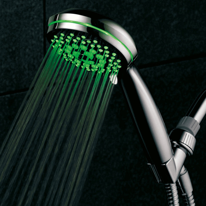 HotelSpa LED Hand Shower 7 Settings Color Changing Temperature Sensor 1480 Image 4