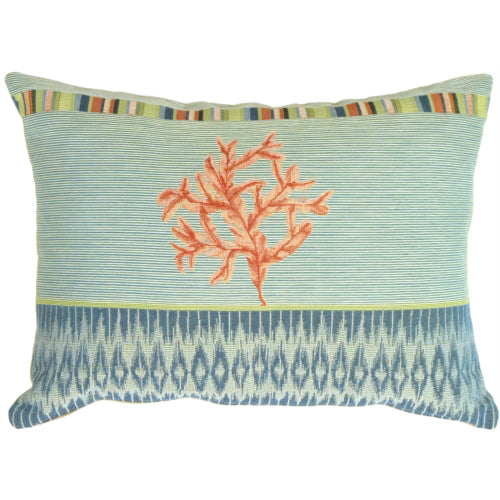 Pillow Decor - Tropical Coral Pillow Image 1