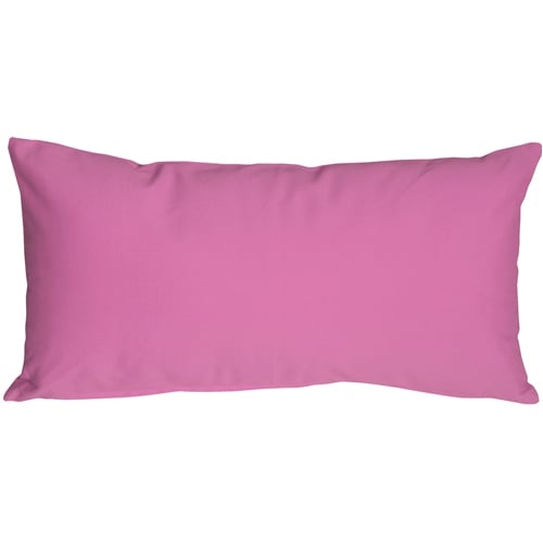 Pillow Decor Caravan Cotton Violet 9x18 Lumbar Throw Pillow with Poly Insert Image 1