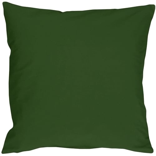 Pillow Decor - Caravan Cotton Forest Green 20x20 Throw Pillow Image 1