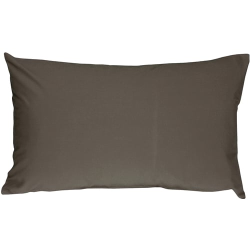 Pillow Decor Caravan Cotton Dark Gray 12x19 Throw Pillow Soft Rectangular Pillow Image 1