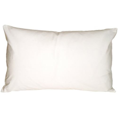 Pillow Decor Caravan Cotton White 12x19 Throw Pillow Rectangular with Zipper Image 1