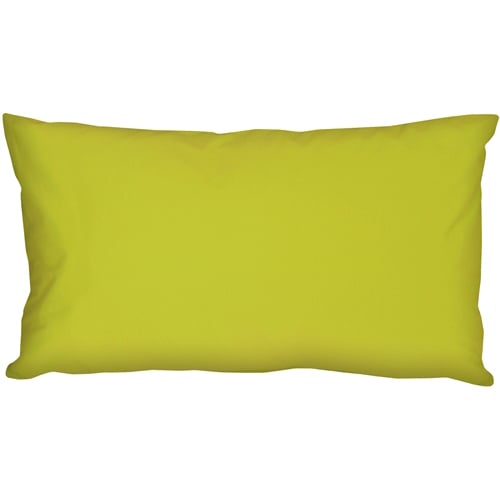 Pillow Decor Caravan Cotton Lime Green 9x18 Throw Pillow Durable Soft Rectangular Image 1