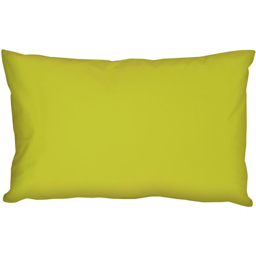 Pillow Decor Caravan Cotton Lime Green 12x19 Throw Pillow Soft Rectangular Image 1