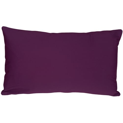 Pillow Decor Caravan Cotton Purple 12x19 Throw Pillow Rectangle Soft Spandex Image 1