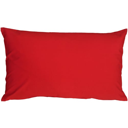 Pillow Decor Caravan Cotton Red 12x19 Throw Pillow Rectangular Soft Durable Image 1