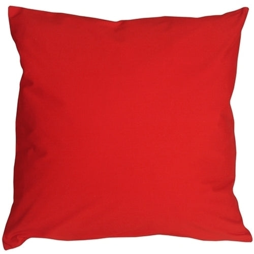 Pillow Decor - Caravan Cotton Red 20x20 Throw Pillow Image 1