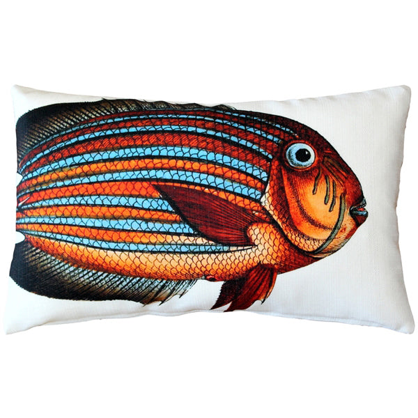 Pillow Decor Surgeonfish Decorative Pillow 12x19 Double Sided Polyester Image 1