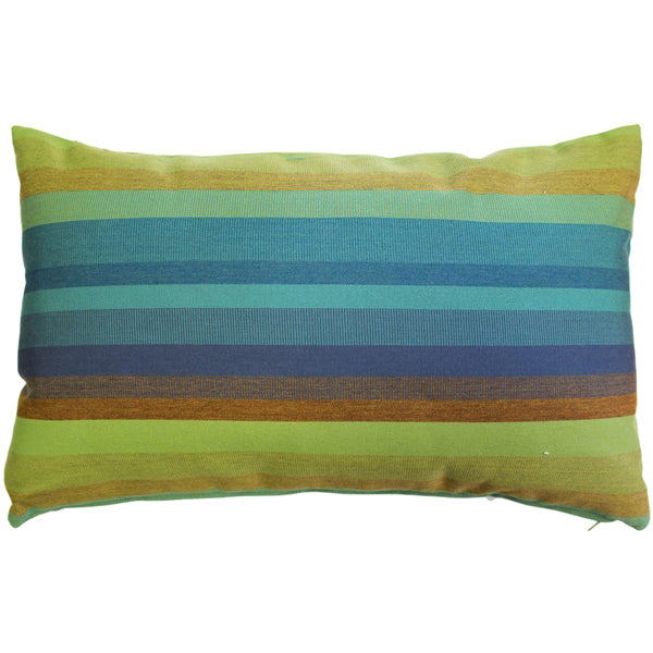 Pillow Decor - Sunbrella Astoria Lagoon 12x19 Outdoor Pillow Image 1