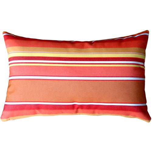 Pillow Decor - Sunbrella Dolce Mango 12x19 Outdoor Pillow Image 1