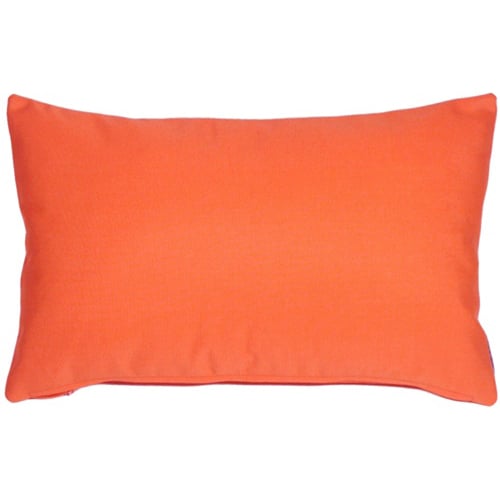 Pillow Decor - Sunbrella Melon 12x19 Outdoor Pillow Image 1