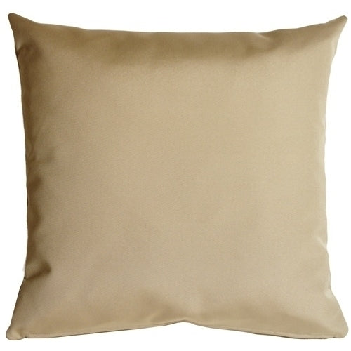 Pillow Decor - Sunbrella Antique Beige 20x20 Outdoor Pillow Image 1