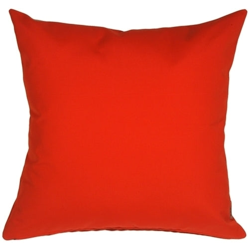 Pillow Decor - Sunbrella Logo Red 20x20 Outdoor Pillow Image 1