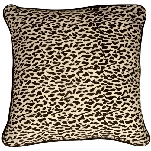 Pillow Decor - Ocelot Print Cotton Small Throw Pillow Image 1