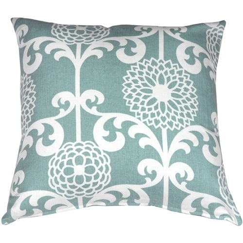 Pillow Decor - Waverly Fun Floret Spa 20x20 Throw Pillow Image 1