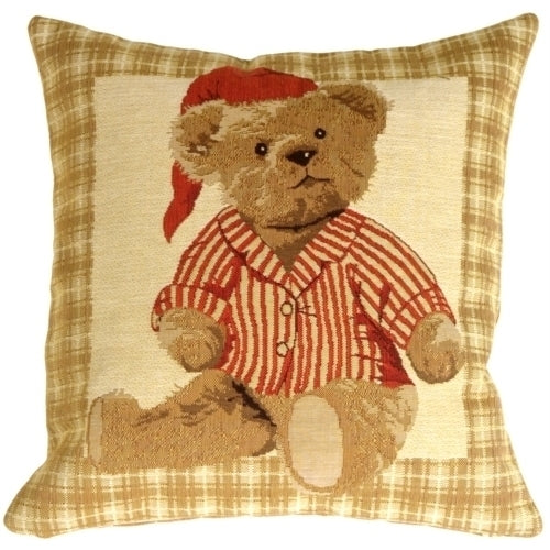 Pillow Decor - Tapestry Sleepy Time Teddy Pillow Image 1