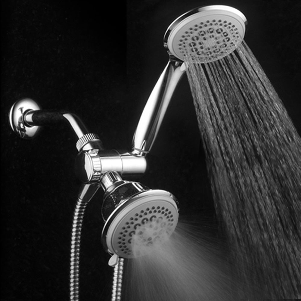 DreamSpa Shower Head Combo 36 Settings Handheld 6ft Hose Model 1635 Rainfall Image 1